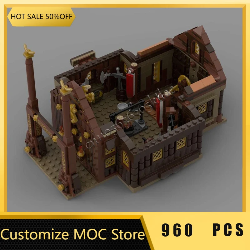 960 قطعة MOC الإبداعية منزل صغير وحدات نموذج اللبنات مجموعات التعليم لتقوم بها بنفسك تجميع الطوب لعب الأطفال هدايا عيد الميلاد #3