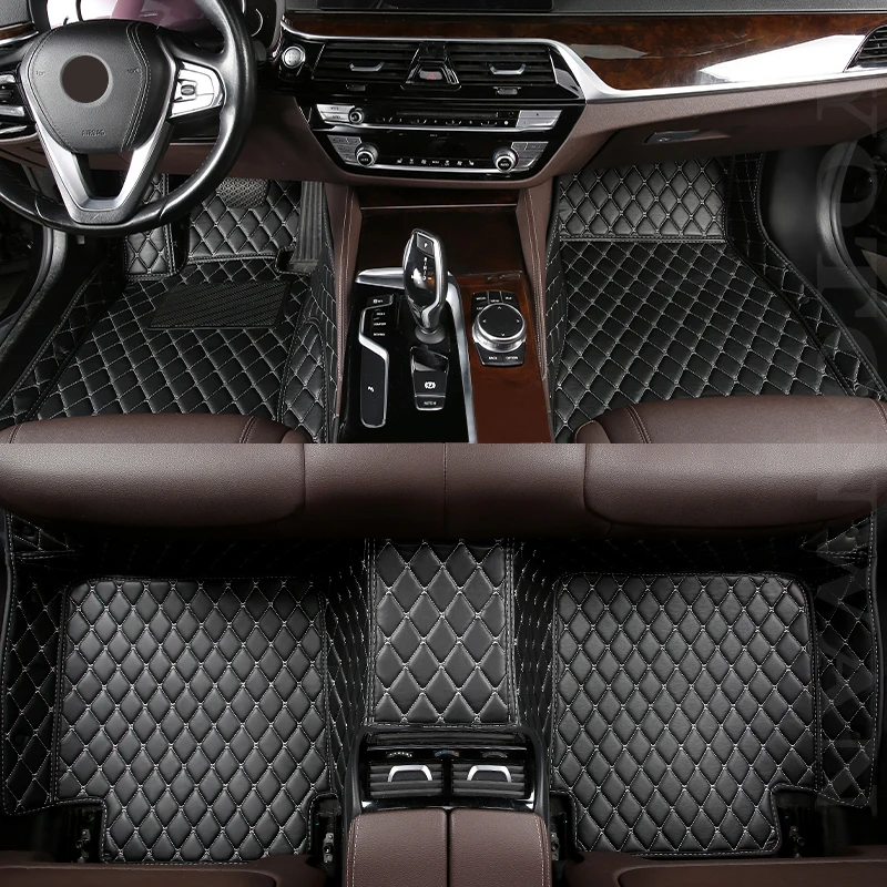 

YOTONWAN Custom Leather Car Foor Mat 100％ For Lsuzu All Models JMC D-MAX Mu-X Auto Accessories Auto Accessories Car-Styling