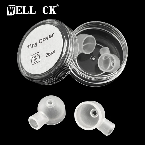 2 unids/caja WELLCK cubierta pequeña Dental para óxido de aluminio abrasión de aire Micro chorro de arena en polvo tapa a prueba de polvo 134 ℃   Autoclave