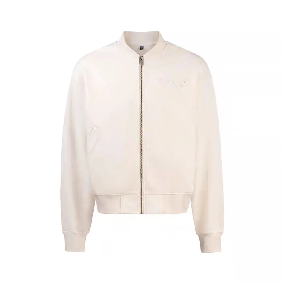 Goodbrand New 2026 High-Quality Pearl Short-Length Fashionable Baseball Collar Cardigan Jacket for Men and Women
