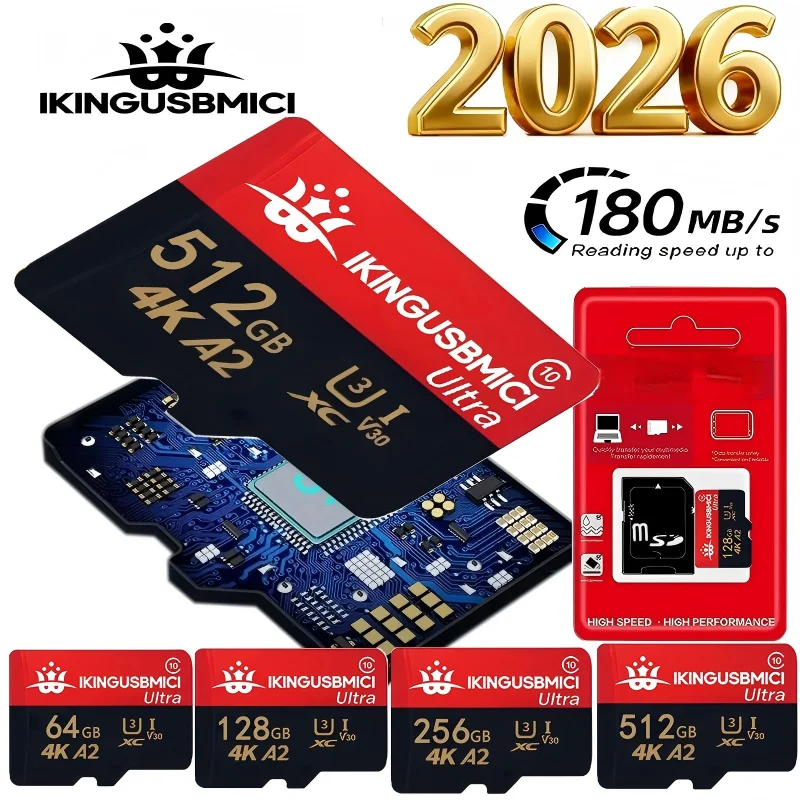 Smartphone Flash Original Sd Mini 32-64-128-256-512gb Class 10 Flash Card Durable U3 Reliable Quality Fast Premium High Speed