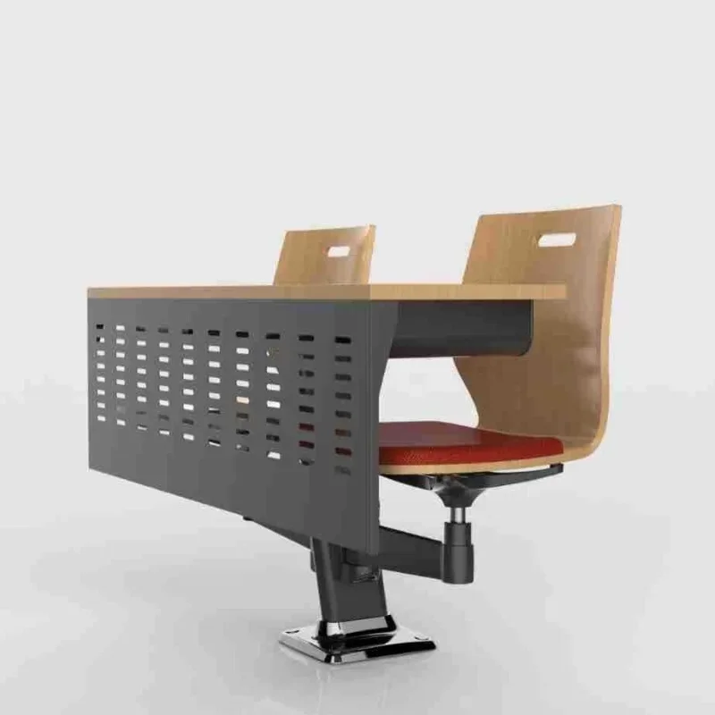 School multimedia ladder classroom desks and chairs, cultural center lecture hall auditorium chairs
