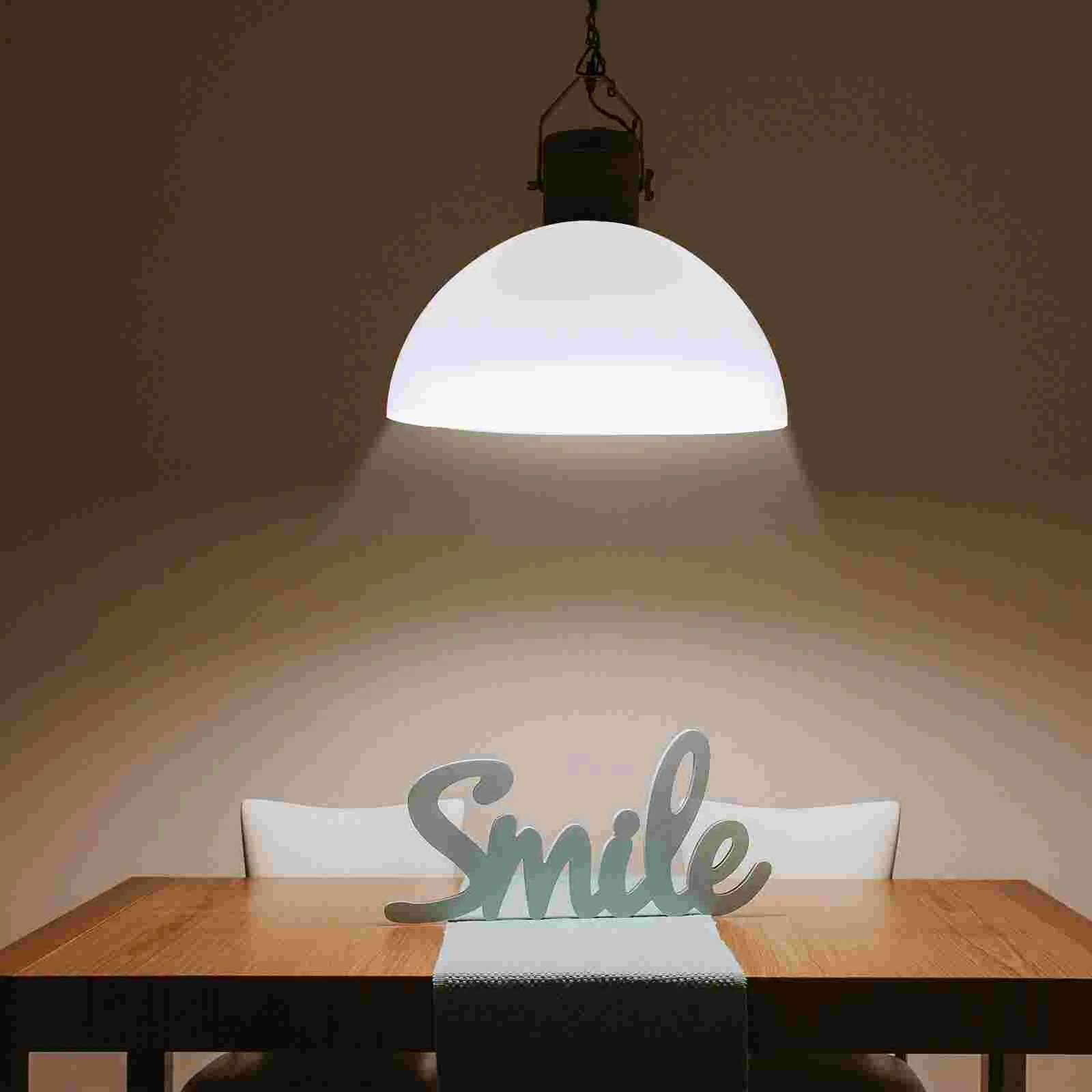 

2 Pcs White Plastic Mushroom Lampshade 42mm Hole Home Decor Light Cover for Living Room Bedroom Easy Install Lasting