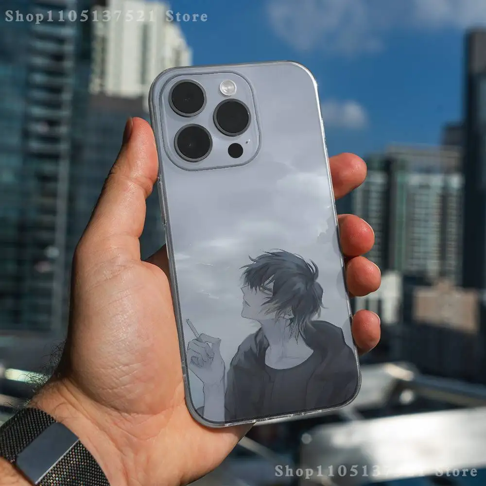 Towa Custodia per telefono a danno lento per iPhone 17,16,15,14,13,12,11 Pro,Max,Plus,X,XS,XR,SE4,E Mini Cover morbida trasparente