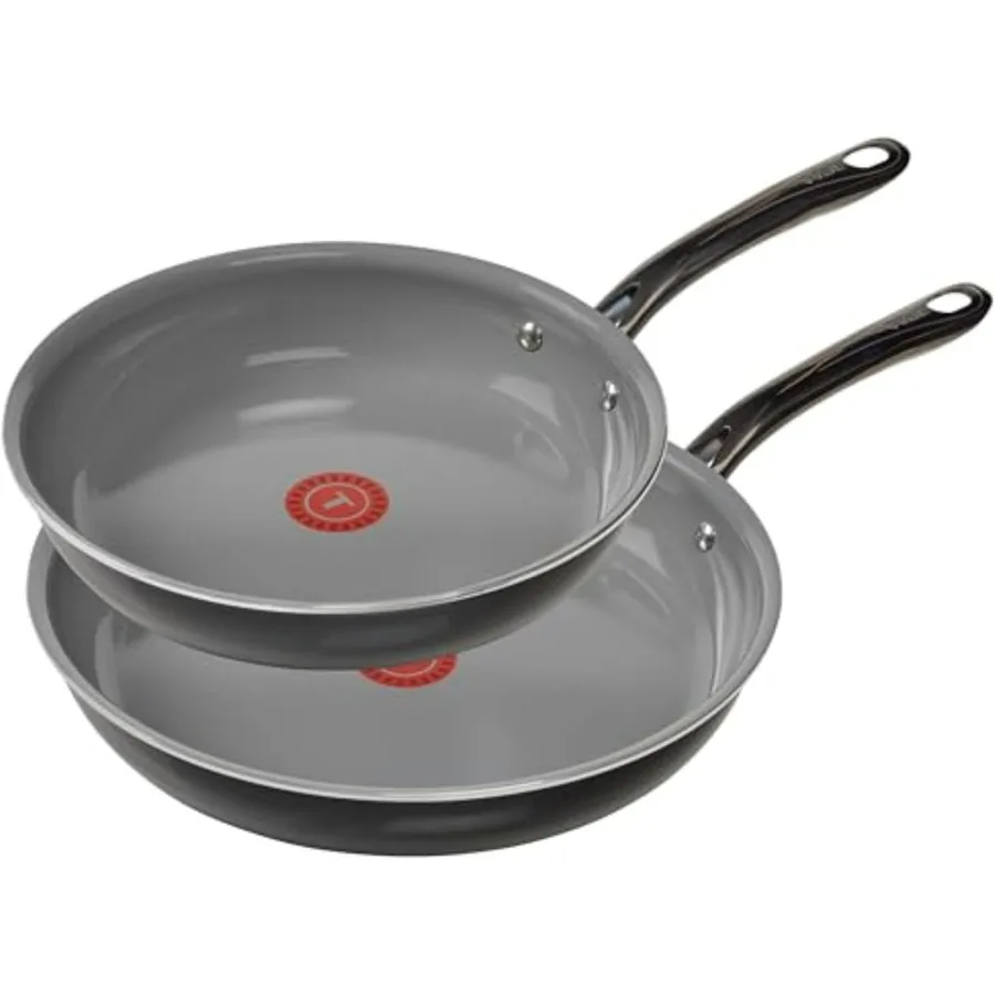 

Preserve Ceramic Nonstick Frying Pan 2Pc Set with 8.5 and 11 Skillet Sizes Oven and Broiler Safe up to 350F for Everyday Cookin