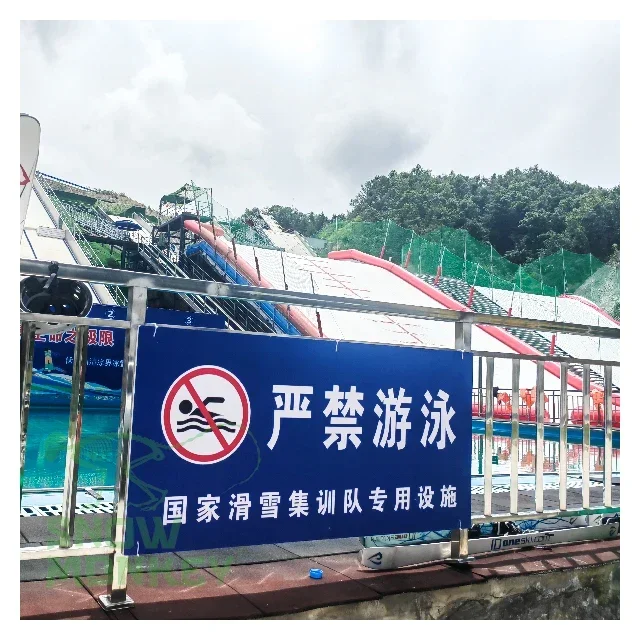 Skiing is not limited by seasons and spaces SNOW MONKEY dry ski slope