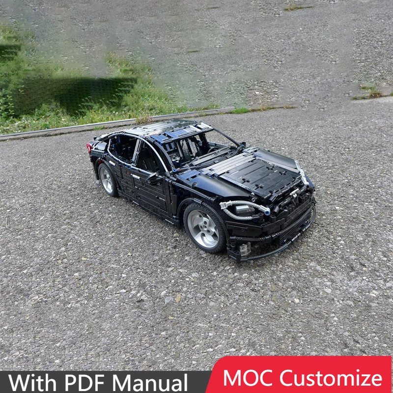 

2812 PCS Hot Selling MOC Customize Classic Black Sports Car Modular Building Blocks Model Educational Assembly Toy For Boy Gifts