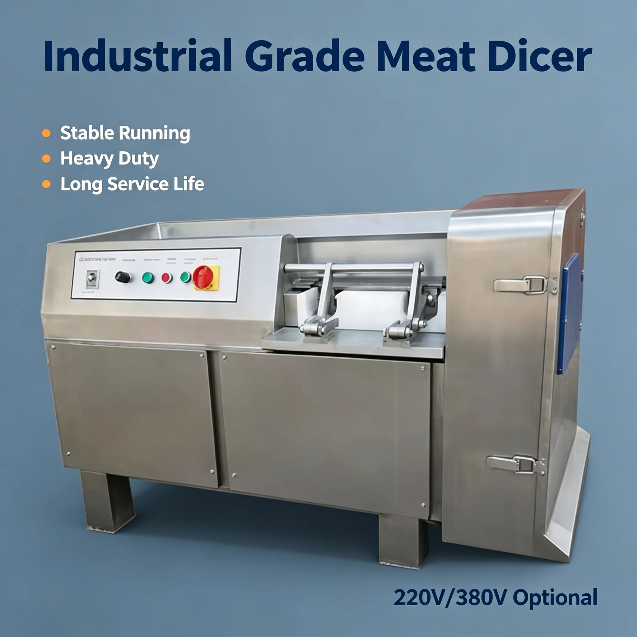 Frozen Meat Dicing Machine, Commercial Beef Dice Processing Equipment for Small‑Medium Food Processing Factory Customized