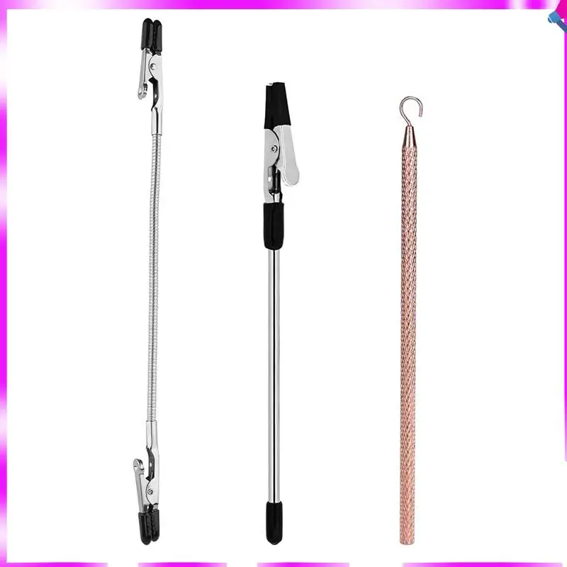 

N96R 3 шт. вспомогательные инструменты для браслета, вспомогательный крючок и зажимы для быстрого износа и разборки, вспомогательный инструмент