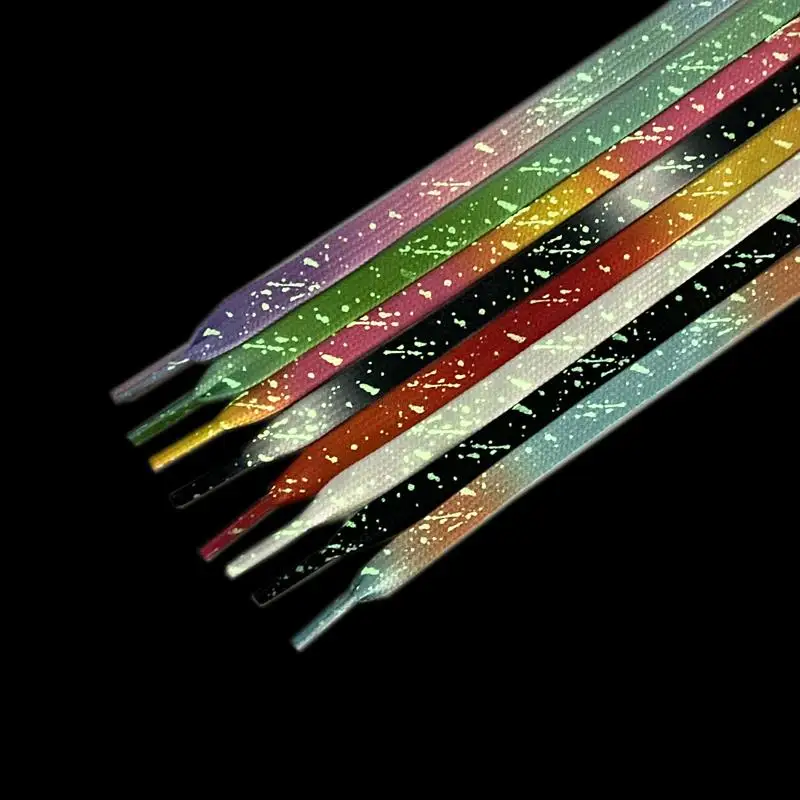 Luminous Shoelaces for Sneakers Glowing Fluorescent Shoe laces Flat AF1 Laces Shoes Boot Shoelace 120/140/160CM Shoestrings