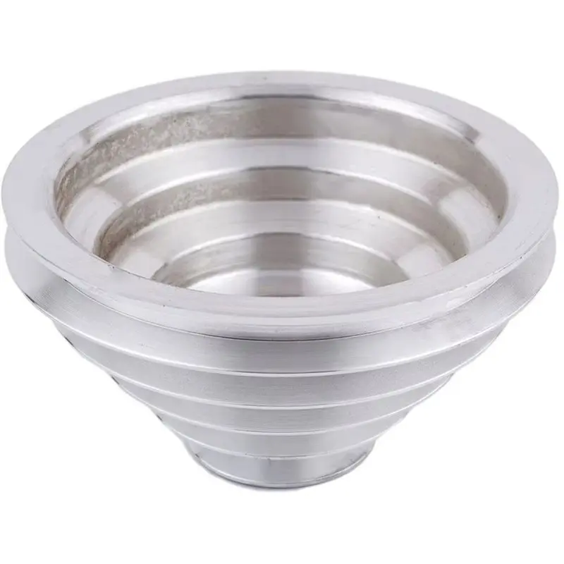 IALJ-V Belt Pulley Wheel, Aluminum 16Mm Bore 5 Step A Type V-Belt Pagoda Pulley Wheel Timing Belt 5-Layer Pulley Structure