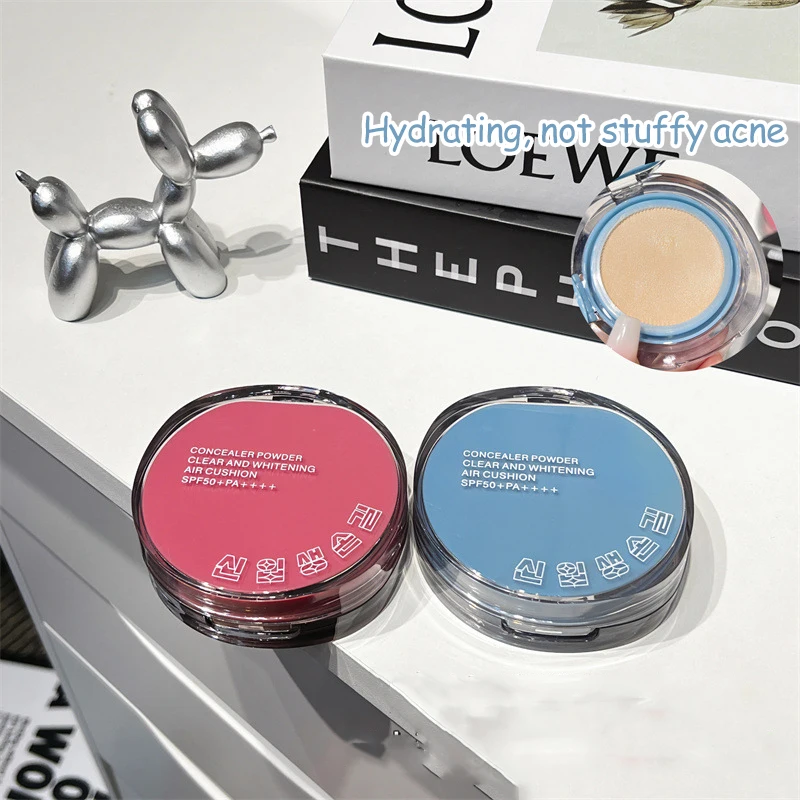 High Coverage Foundation Cushion Compact Facial Sunscreen Concealer Contour Shading Waterproof SPF50+ BB Cream Korean Makeup