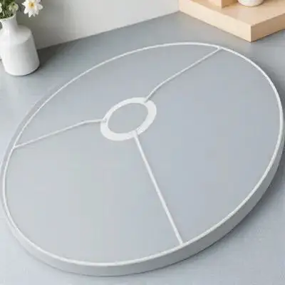 

Lamp Shade Iron Vintage Shade Ring Fitter For Chandelier Ceiling Light Metal Ring Support Wire Lamp Cover Durable Frame Easy