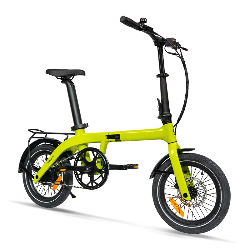 EU Stock Lightweight LG Battery 250W 16 Inch Electric City Bike Mini EBike Carbon Fiber E Bike