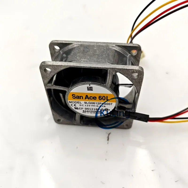 Original Sanyo 9LG0612P4S007 60X25MM 12V 0.67A PWM Four-Wire Intelligent Temperature Control Fan for Electronics Cooling