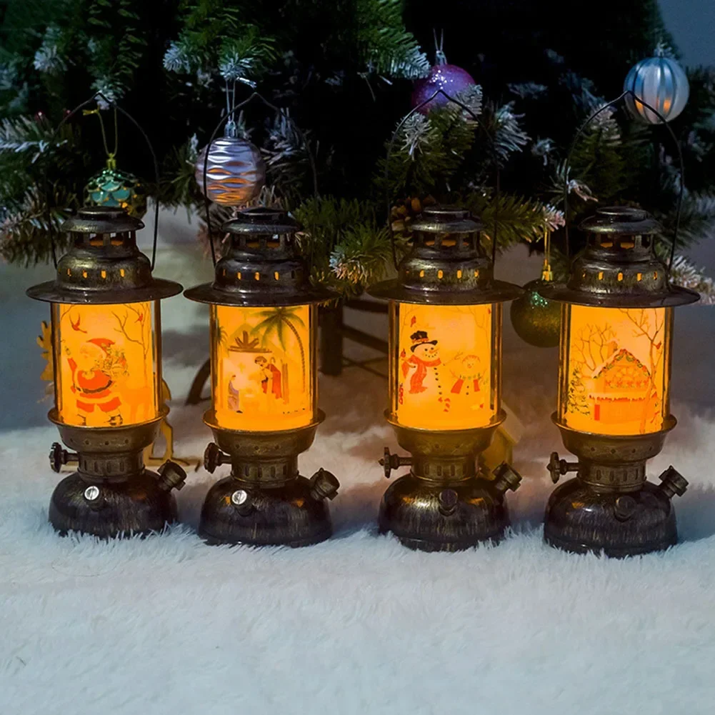 Christmas Portable Lantern Christmas Decoration Christmas Holiday Elegant Design Exquisite Craftsmanship Eye-catching