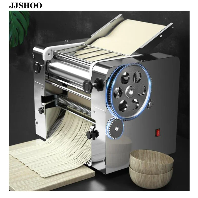 Electric Noodle Press Machine Dough Roller Stainless Steel Dumpling Skin Maker Kneading Machine  ﻿