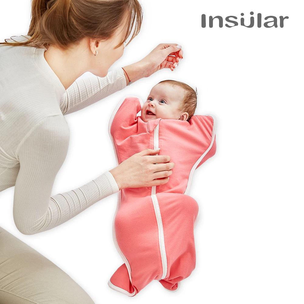 INSULAR New Cotton Baby Sleeping Bag Four Seasons Zipper Bags Newborn Baby bags Wrap Sleepsacks Baby Bedding Swaddling Sleepwear