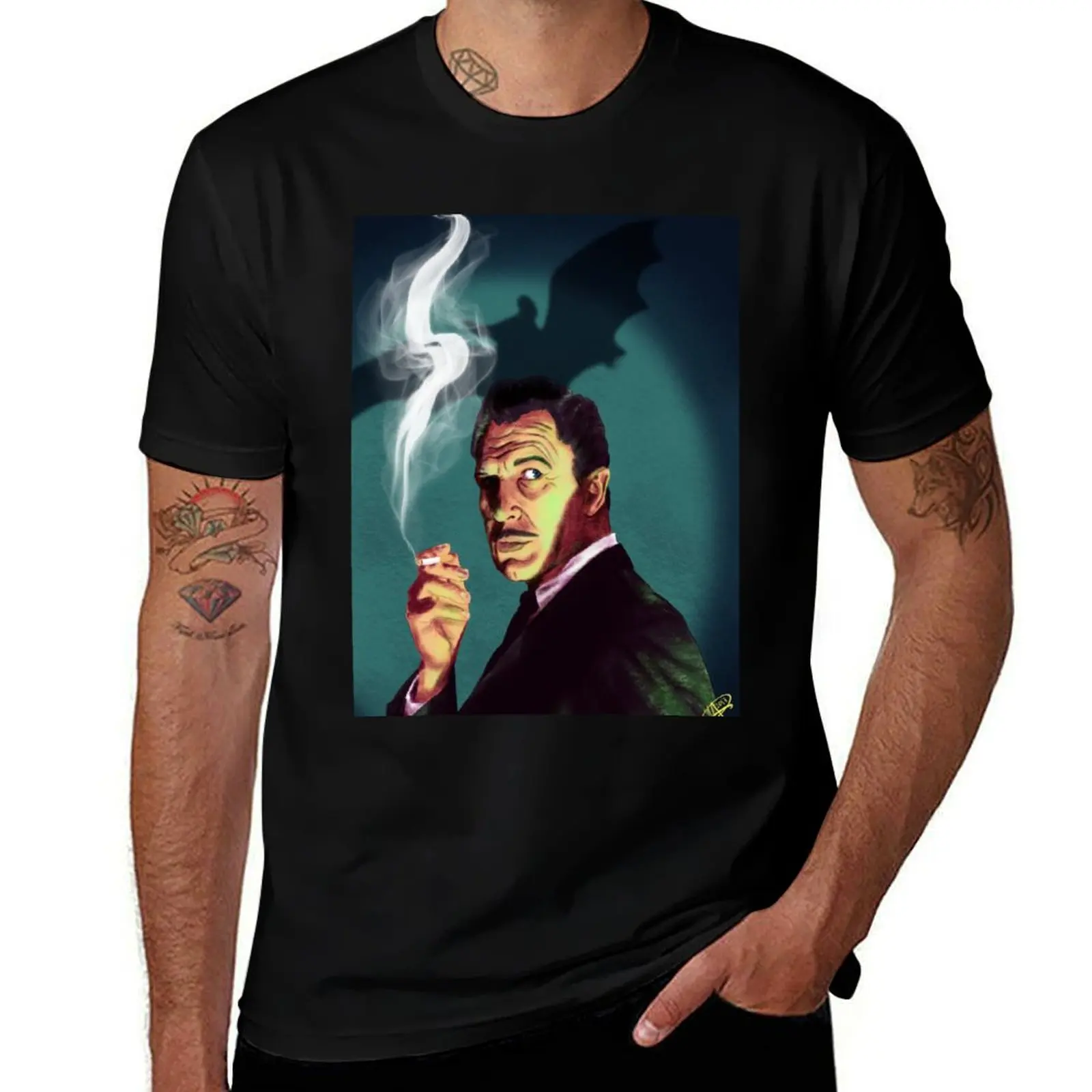 

Vincent Price T-Shirt man clothes Luxury man vintage t shirt men