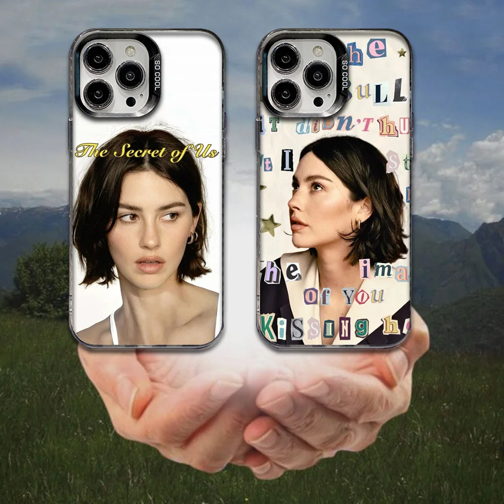 

Gracie Abrams Good Riddance Phone Case For iPhone 16,15,14,13,12,11,8,7,Pro,Max,Plus,Mini,XS,SE Anti Fall Black Matte Hard