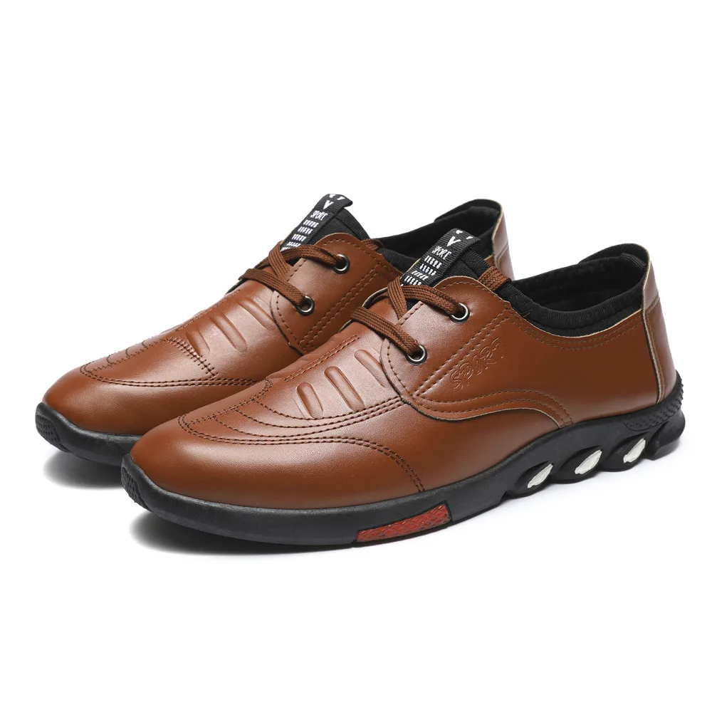 

Leather Shoes Men's Leather Spring 2022 New Men's Business Casual Soft-Soled Non-Slip Breathable All-Match Footwear