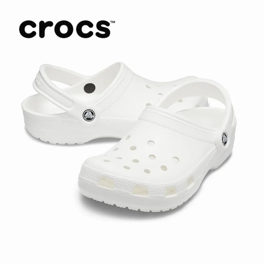 Crocs-Zapatillas originales de la serie clásica, sandalias impermeables de verano, sandalias informales de playa al aire libre, zapatillas