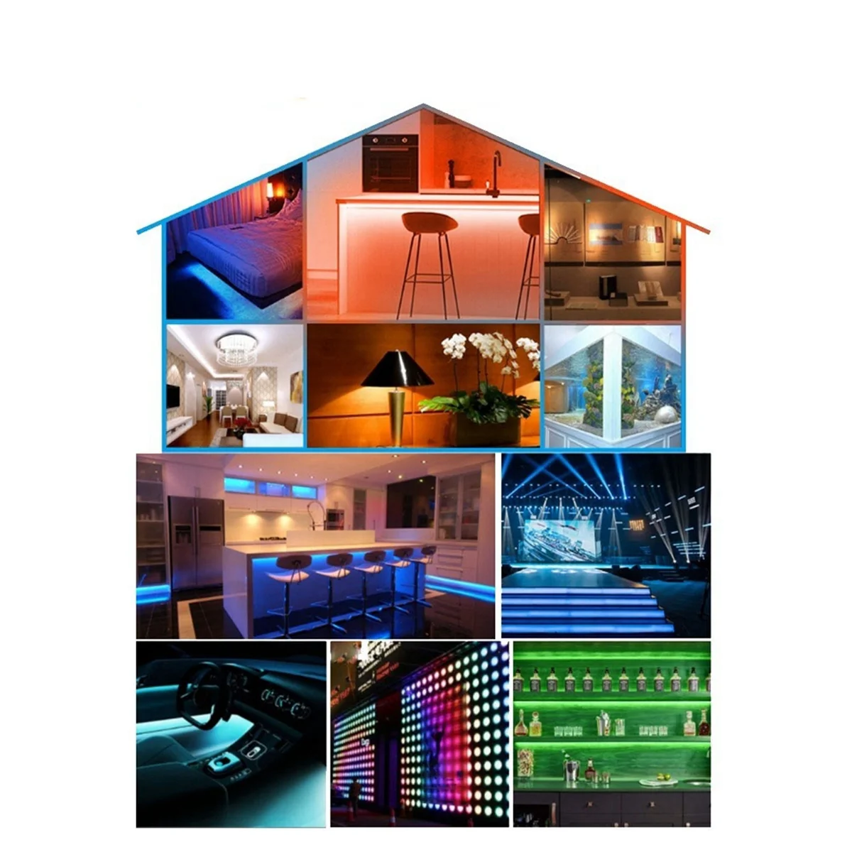 B74A And-SP637E SPI DC5-24v Doppio controller con supporto per telecomando Telecomando touch 2.4G