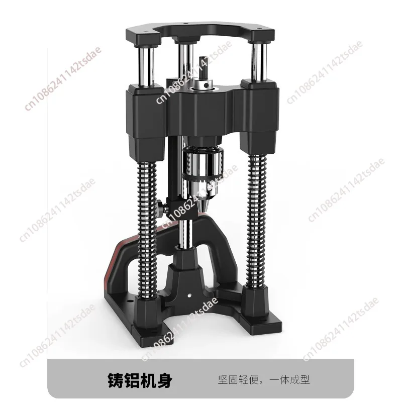 Aluminum Alloy Drill Stand for Wood and Metal (capacity 1-10mm) - Multi-angle Drilling Guide with Scale
