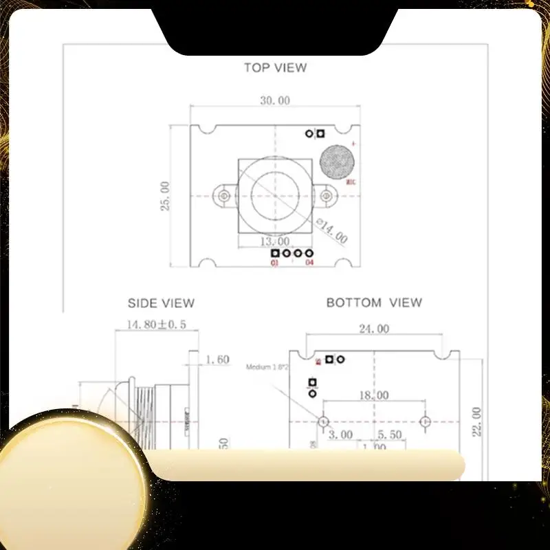 

1 Piece OV3660 USB Camera Module 3 Million Pixels 1080P 110Degree View Vision PCB MJPG/YUY2 Manual Focus For Windows/MAC/Android