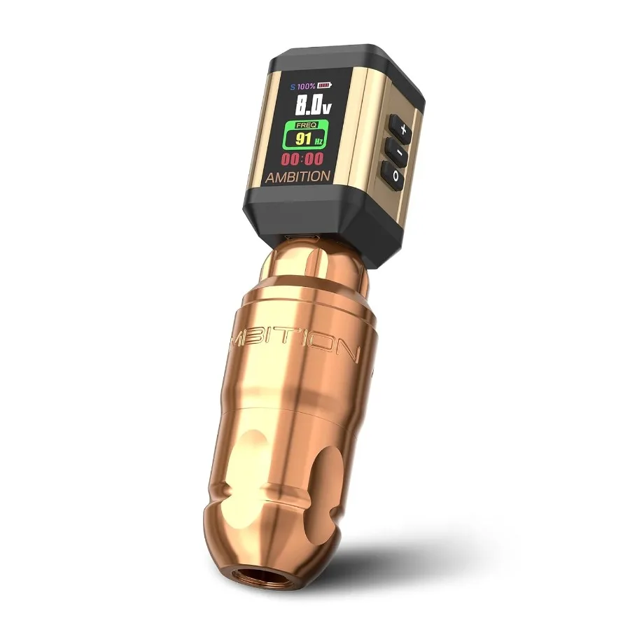 Machine à tatouer rotative sans fil avec alimentation Korall 2200mAh pour artistes de tatouage professionnels barre d'entraînement droite compacte Desi
