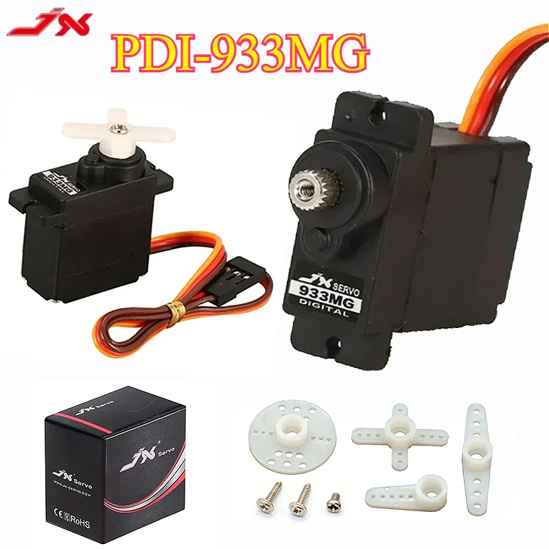 JX PDI-933MG 3.5KG 대형 토크 메탈 기어 디지털 서보 1/18 RC 자동차 트럭 모델 헬리콥터 로봇 부품 마이크로 RC 서보