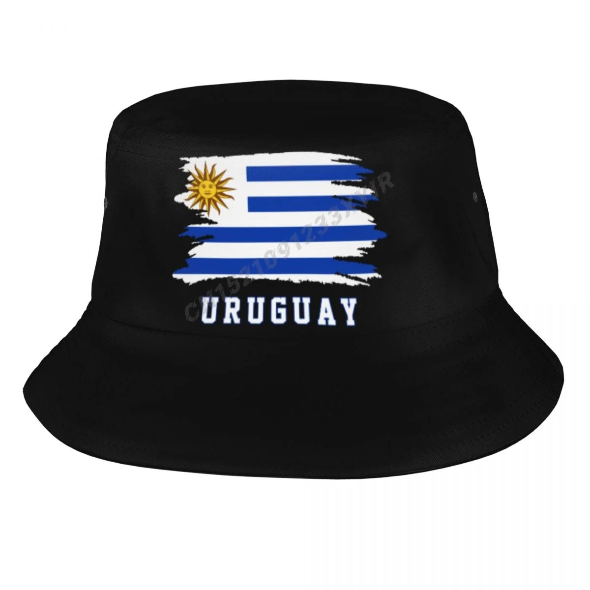 Bucket Hats Uruguay Flag Cool Uruguayans Fans Sun Shade Cool Outdoor Summer Fisherman Caps Fishing Hat