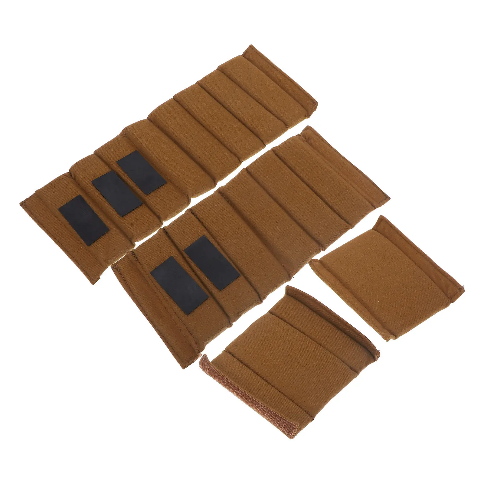 4Pcs Camera Bag Insert Divider Hook Loop Sticky Strap Polyester Epe Foam Camera Compartment Organizer Protective Inserts