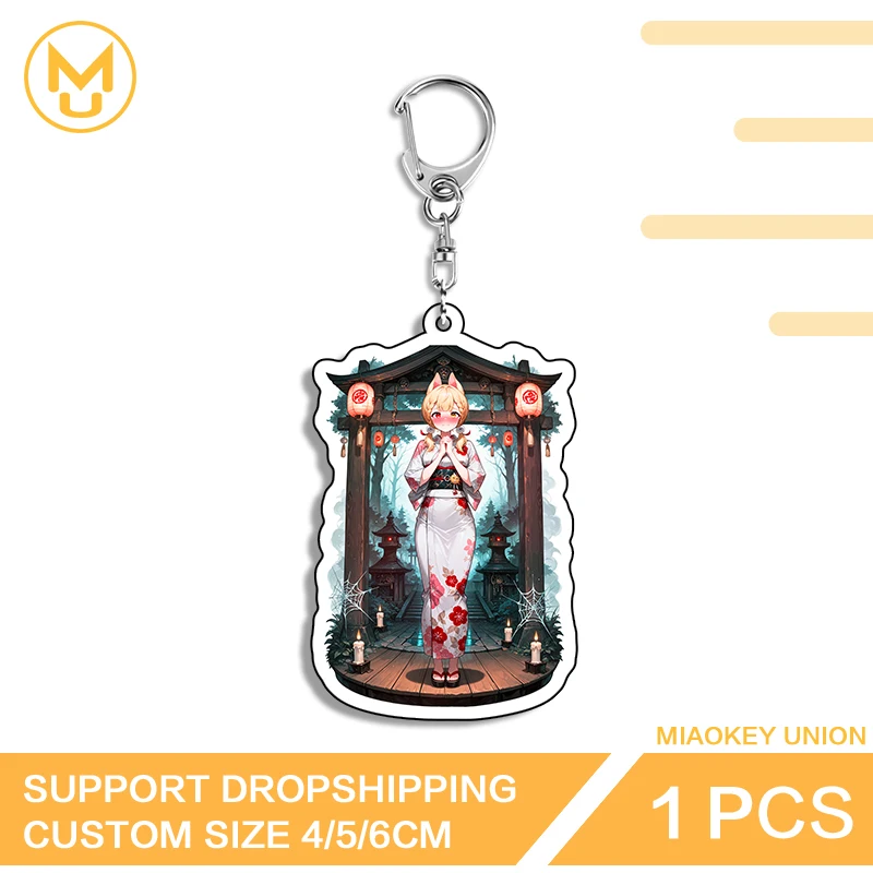 Alice Zenless Zone Zero Beautiful Car Key Holder Pendant Lobster Clasp Accessories Multi Function Durable Keyring Keepsake Gift