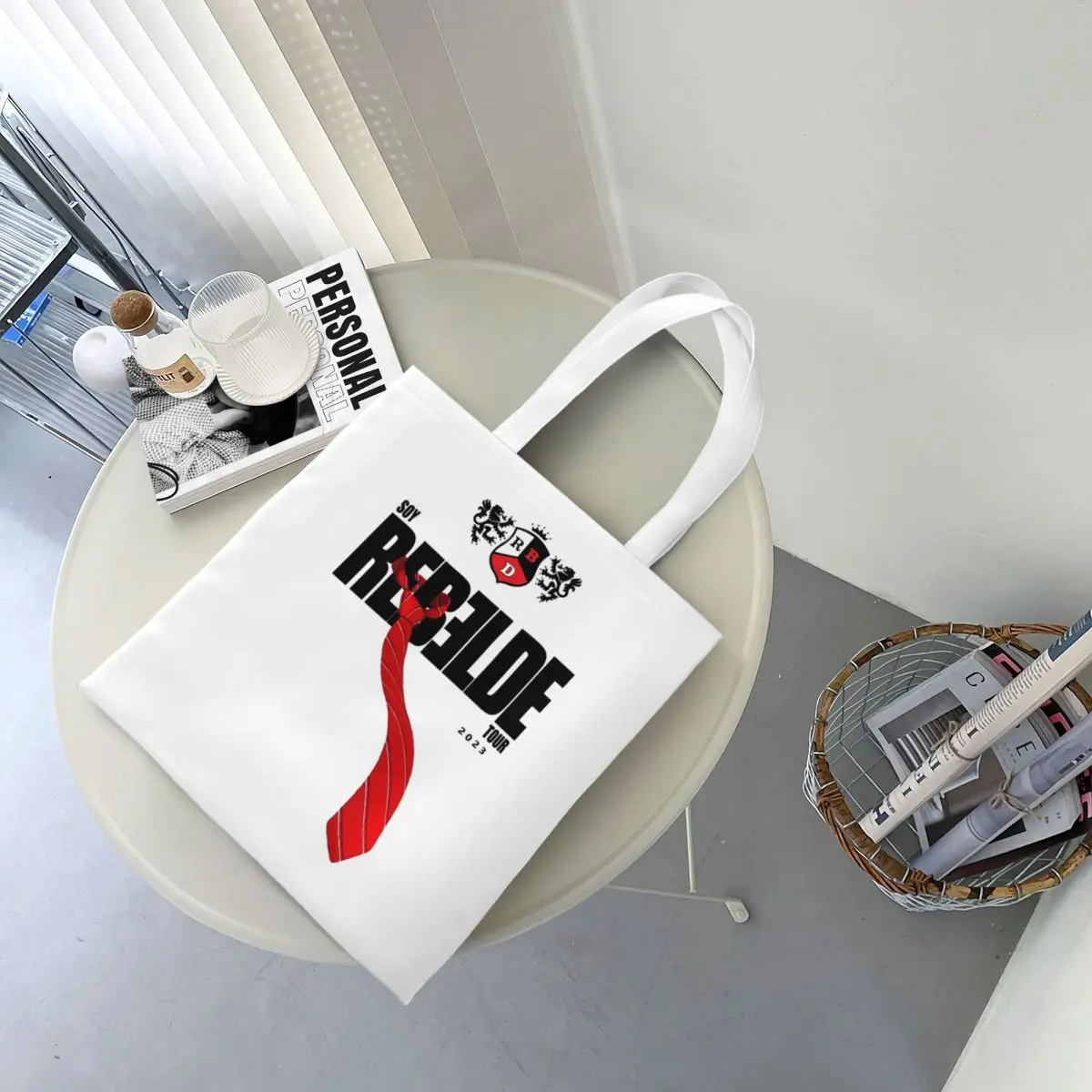 RBD Rebelde Bolsas de compras mexicanas Lona El bolso de mano plegable para niñas Bolso de hombro Bolso de viaje