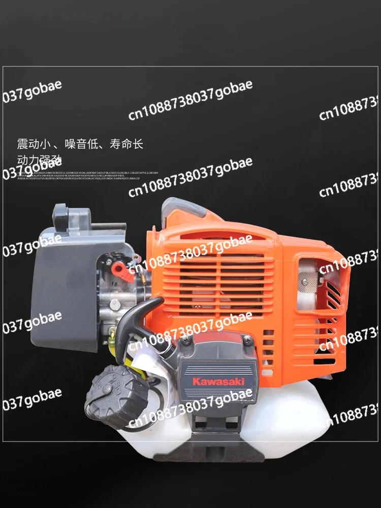 Grass Trimmer Two-Stroke Petrol Driven Mower Brush Cutter Household Weeding Machine Lawn Trimming Pruning Machine