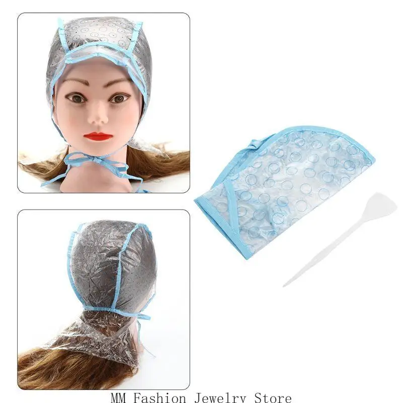 قبعة تلوين الشعر من D0UB لصبغ الشعر وتصفيف الشعر مع حزام للذقن #5