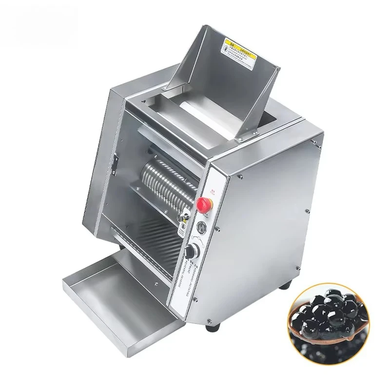 آلة صنع لؤلؤ التابيوكا التجارية مع محرك للمطاعم - معدات مصنع الوجبات الخفيفة ذات السعة العالية