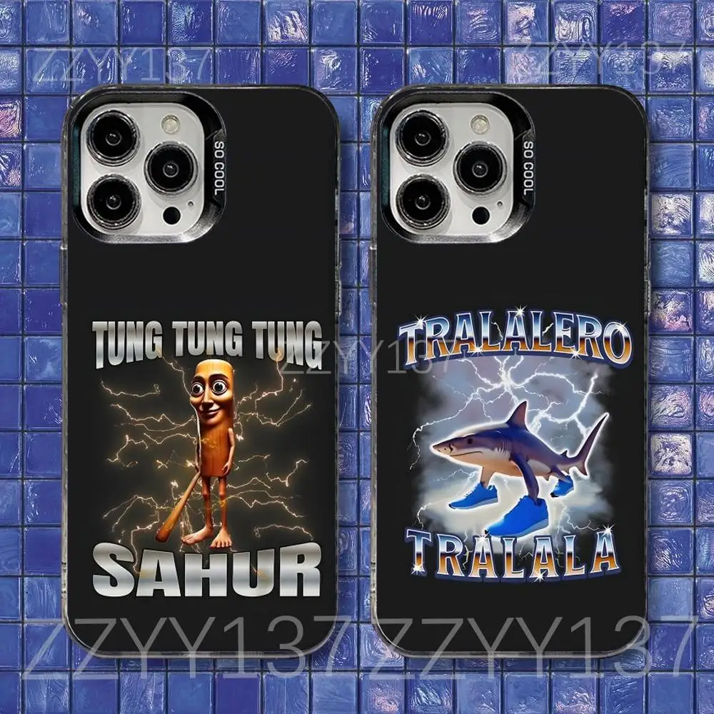 

Brainrot Tralalero Tralala Phone Case For iPhone 17,16,15,14,13,12,11,Air,X,XR,Pro,Max,Plus Shockproof Matte Cover