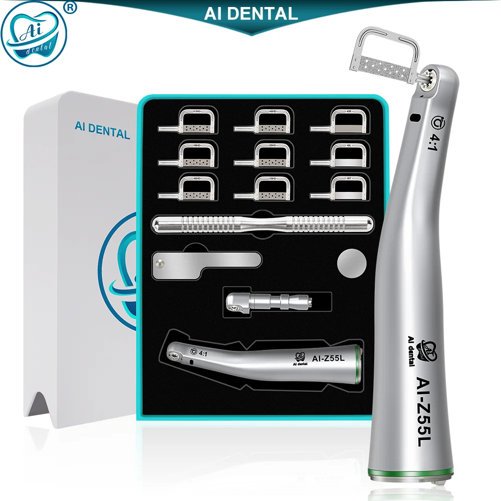 AI-EVA-Z55L/Z55L/Tips Dental Orthodontic 4:1 Vertical Reciprocating LED Contra Angle Handpiece or Set or Saw blade Set only