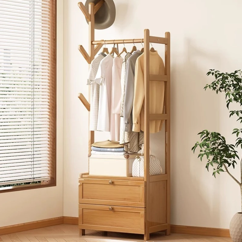 Standing Minimalist Coat Racks Clothes Modern Garment Plant Shelves Coat Racks Open Floor Arara De Roupa Entrance Hall Furniture