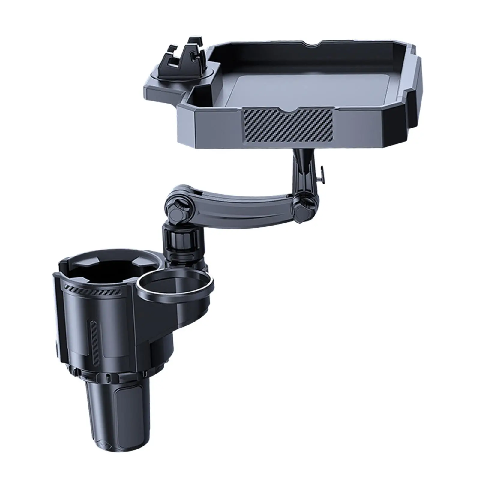 Car Tray Cup Holder Extender Tray Stretchable Dinner For Extra Snack Cup Space Small Items