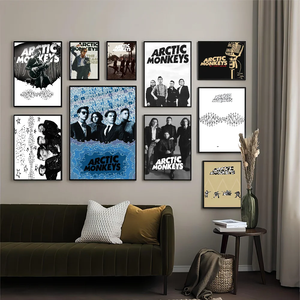 

Arctic Monkeys Anime Posters Sticky HD Quality Wall Art Retro Posters For Home Kawaii Room Decor