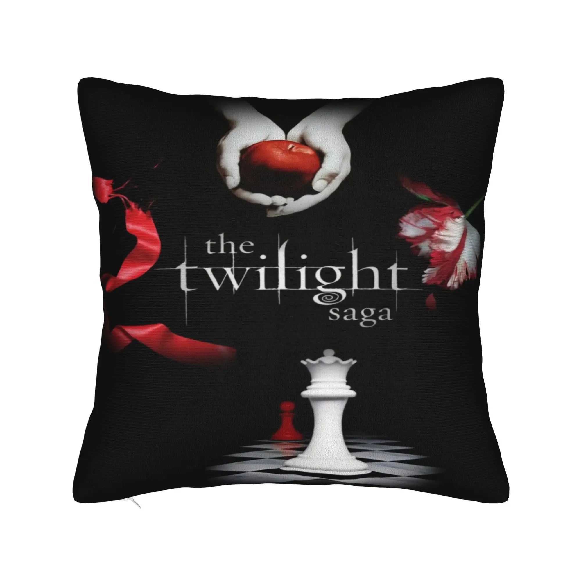 The Twilight Hands Holding Red Apple Pillowcases  Vintage Pillow Case For Sofa Home Decor Design Pillow Cover