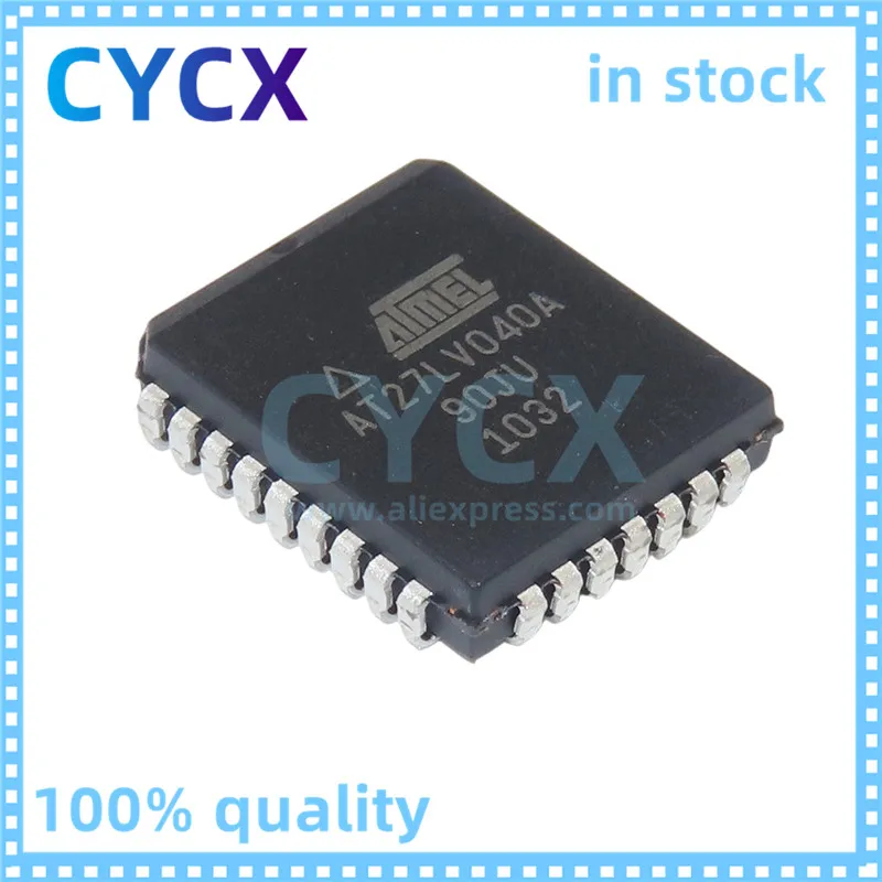 

AT27LV040A-90JU IC EPROM 4MBIT PARALLEL 32PLCC 100% New Original