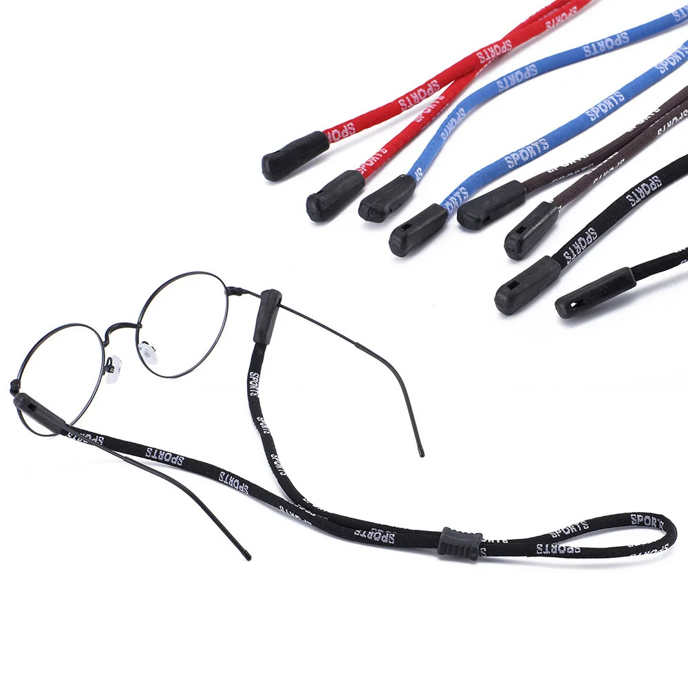 12pcs Sunglasses Eyewear Glasses Eyeglasses Sport Cord Chain String Anti Slip Holder Black Blue Red Brown