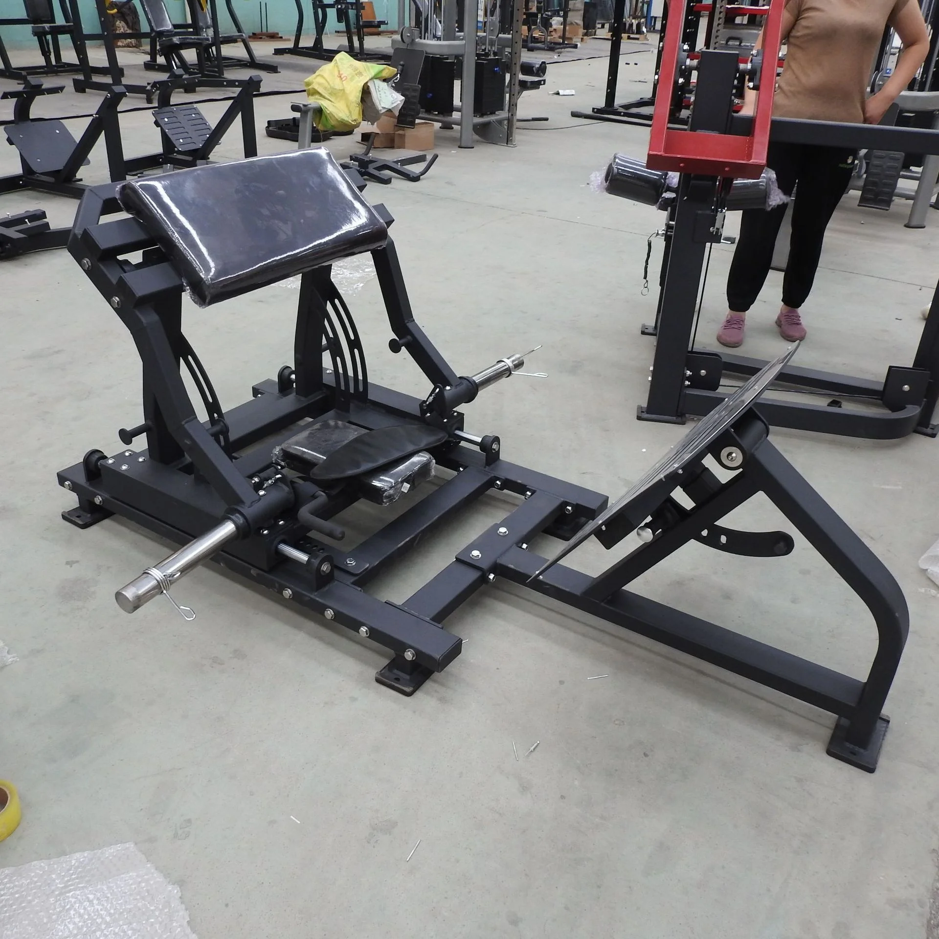 Máquina De Treinamento De Ponte De Glute, Impulso, Equipamento De Ginástica, Fitness, Comercial, Exercício De Quadril