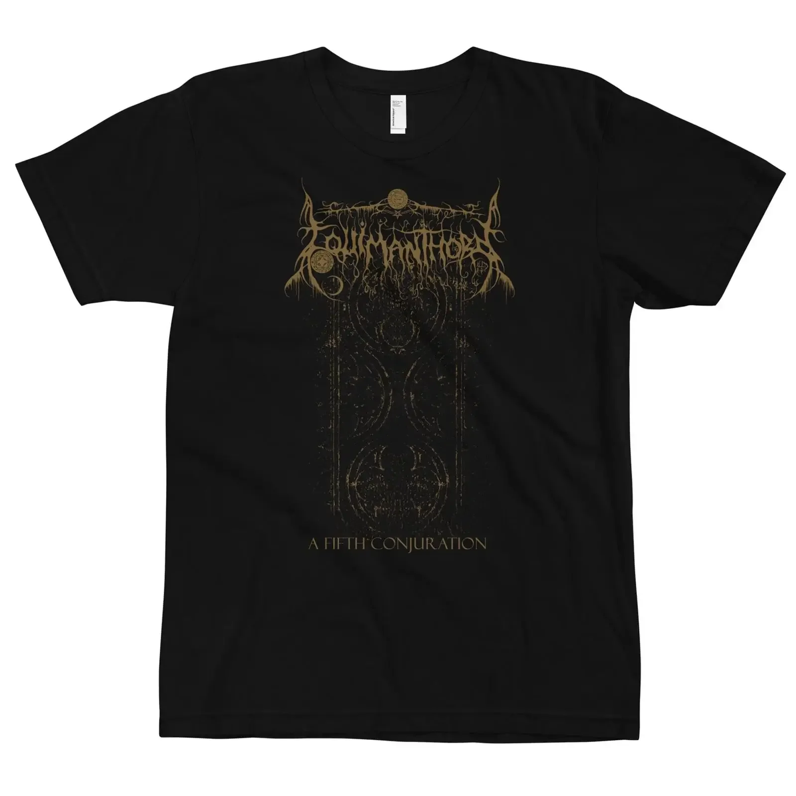 EQUIMANTHORN A FIFTH CONJURATION III Absu Abruptum Equitant vintage Washed homme Top polyvalent pour le quotidien streetwear