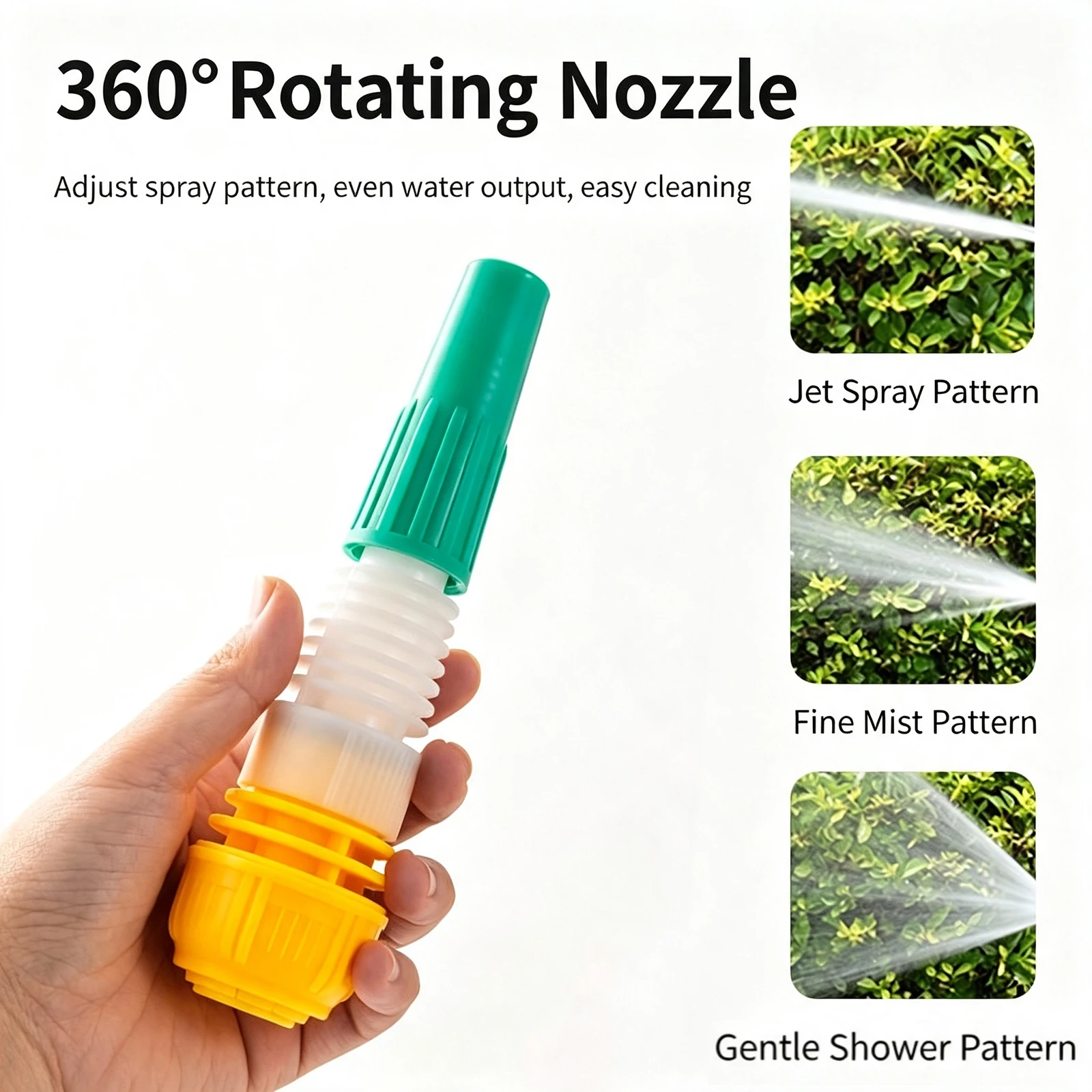 Adjustable Garden Water Nozzle 1/2