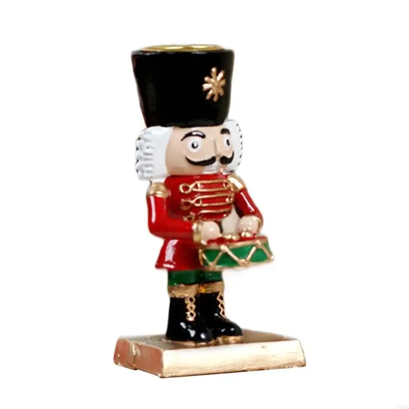 Christmas Decorations Nutcrackers Ornament,Wooden Nutcrackers Figures Holders Table Centerpieces for Home Decors